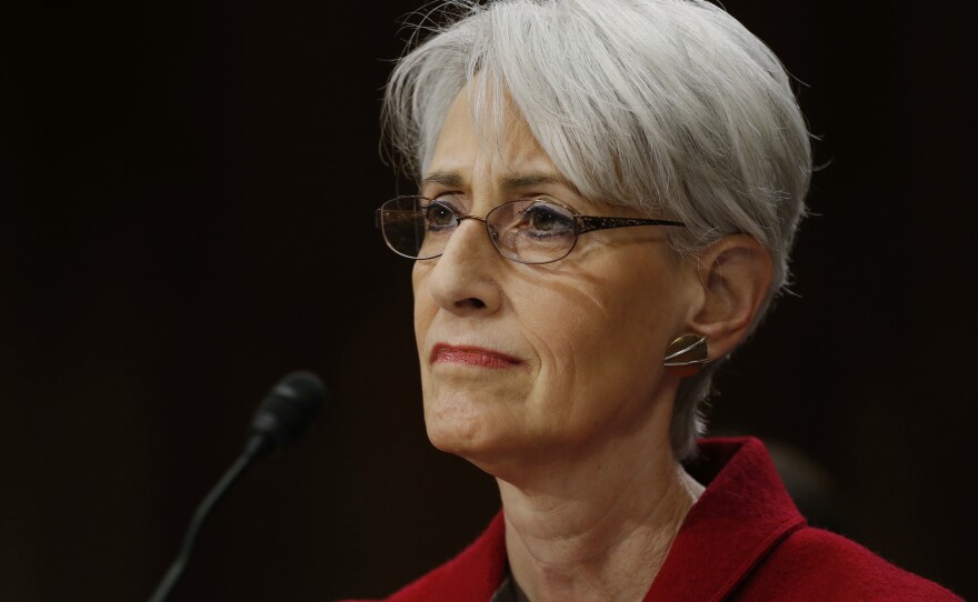 Undersecretary of State for Political Affairs Wendy Sherman testifies before the Senate Foreign Relations Committee in 2014. Sherman was the lead U.S. negotiator on the Iran nuclear deal. She stepped down from her post last week and is now teaching at Harvard.