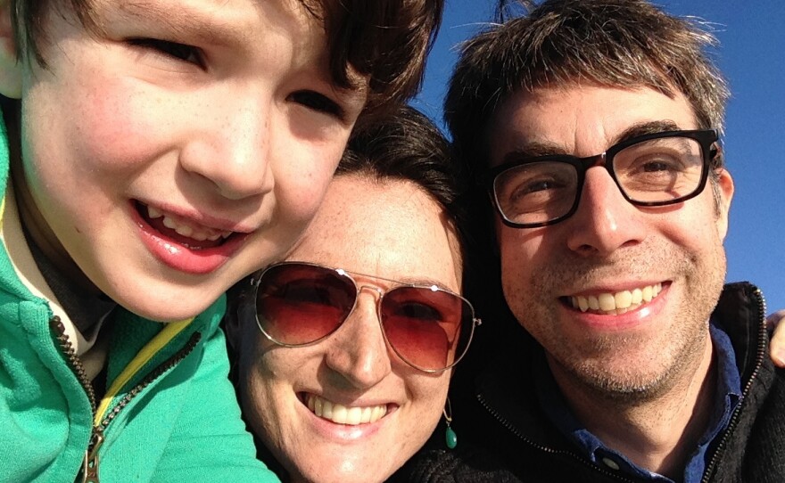 Leo, Mary and Mark in Florida, right before Mary started chemo.