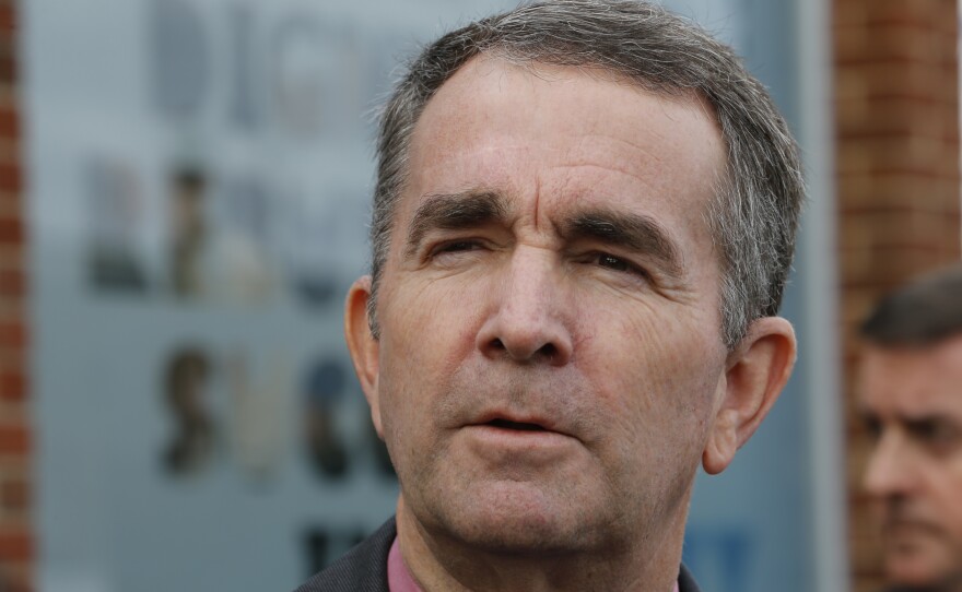 Virginia Gov. Ralph Northam, a Democrat, discusses his legislative criminal justice priorities in Richmond, Va., in January.