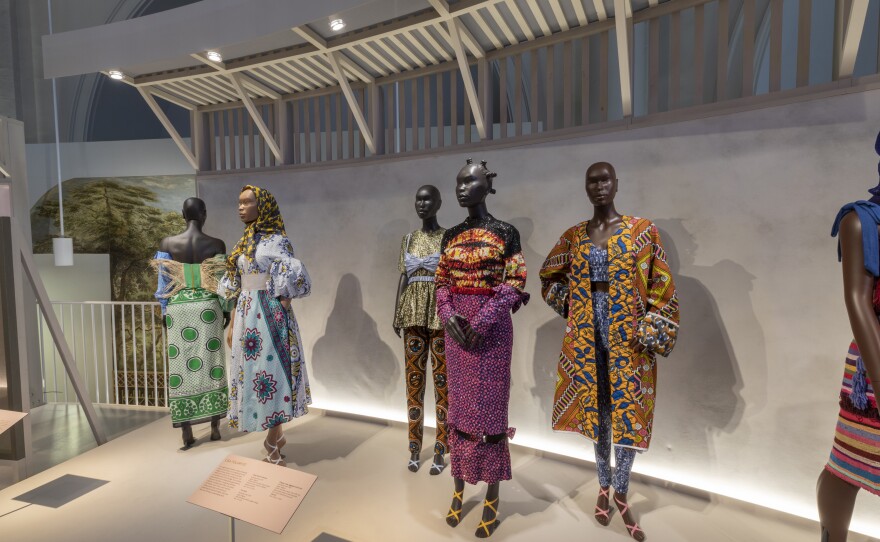 Vibrant outfits by Nigerian designer Lisa Folawiyo.