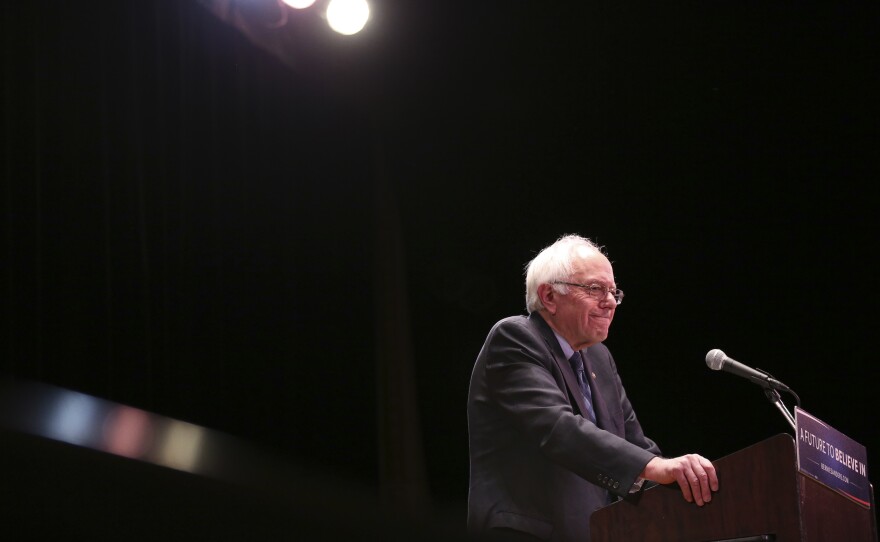 "As president I will not allow the foxes to be guarding the hen house at the Fed," Bernie Sanders said of the practice of allowing the CEOs of major banks to serve on the boards of the New York Fed. It was one of several scathing criticisms of Wall Street that he delivered Tuesday.