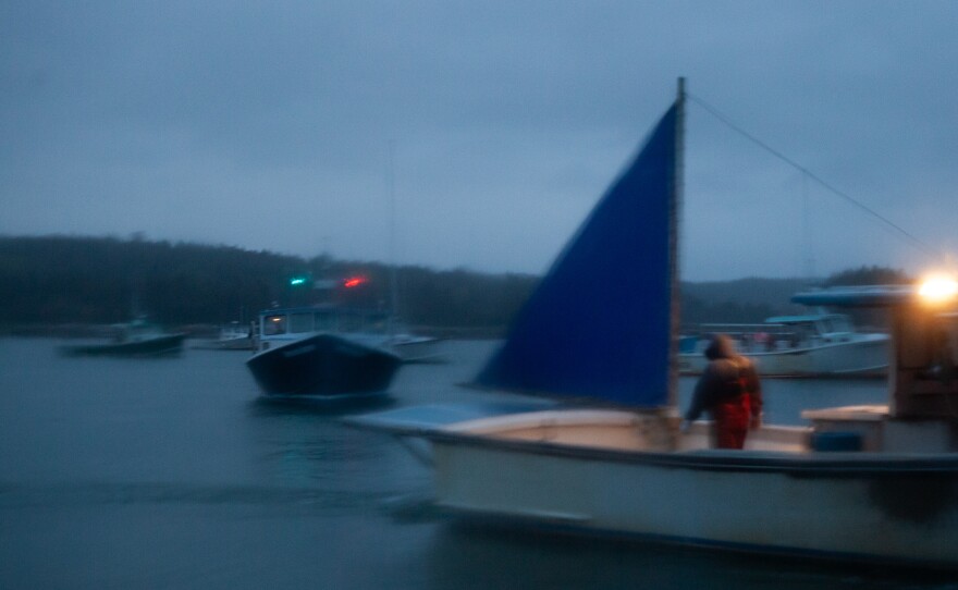 A boat is prepared for a day at sea.