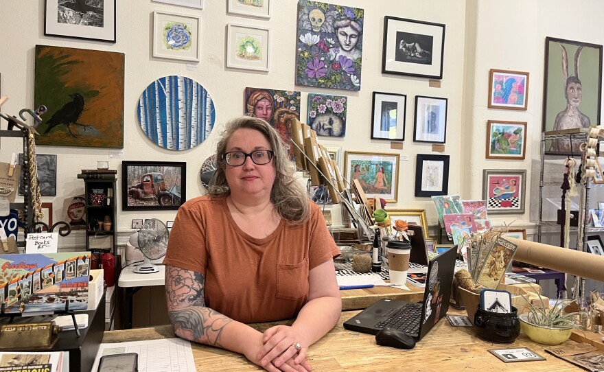 Sheri Withers, owner of the Lewiston gallery Downtown Handmade, knew several people who were present at the shootings, one of whom was killed.