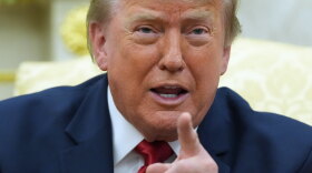 President Donald Trump speaks as he meets with Iraq's Prime Minister Ali al-Zaidi in the Oval Office of the White House, Tuesday, July 14, 2026, in Washington.