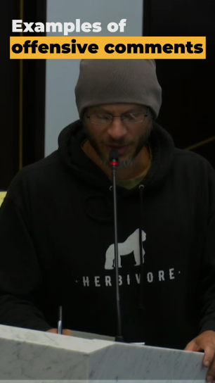 Examples of offensive comments