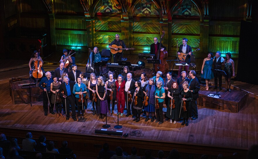 The farewell concert from acclaimed fiddle group Childsplay celebrates the musical traditions of Ireland and Scotland with rousing musical performances and step-dancing.