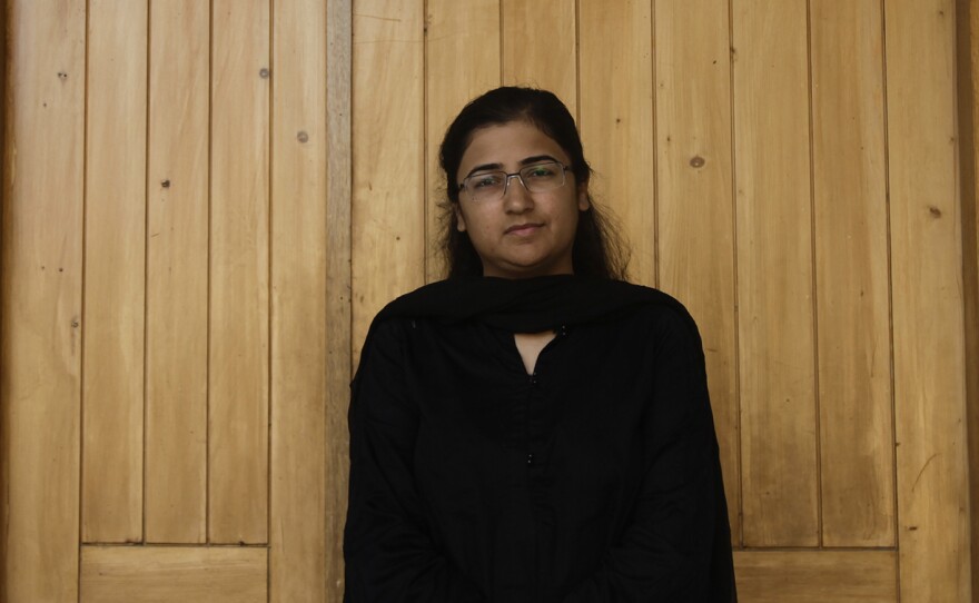 Suhai Aziz Talpur, seen in her office in Karachi's Clifton police station, has emerged as a hero in Pakistan after she led a mission to take down militants who stormed the Chinese consulate in November.