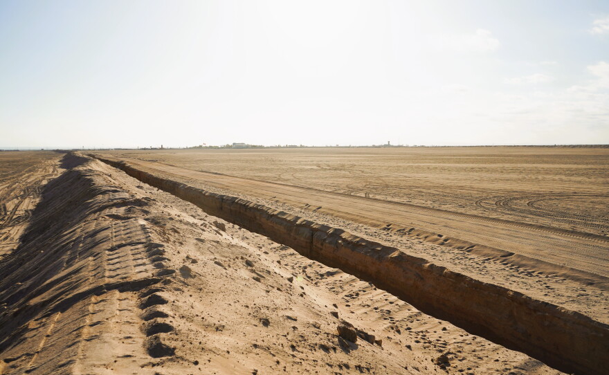 On Chile's northernmost border with Peru, military excavators carve a deep trench across the windswept pampa, part of a hardline effort to tighten control of migration and cross-border crime under President José Antonio Kast.