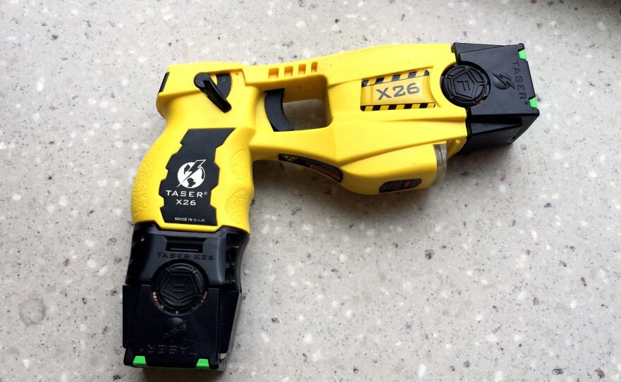 A stun gun used by officers with the Hartford Police Department.