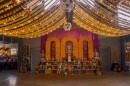 The community altar for Día de Muertos at the Sherman Heights Community Center offers people milk crate-sized spots to create their own mini-altar to honor loved ones who have passed on, Oct. 15, 2024.