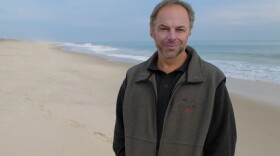 Marine biologist and best-selling author Carl Safina (pictured on the beach) hosts "Saving the Ocean," a new series spotlighting success stories in marine conservation.
