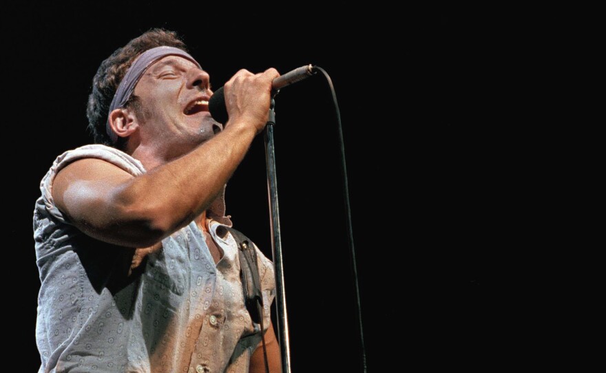 Bruce Springsteen performs at Meadowlands Arena in New Jersey in August 1984, the same year his hit "Glory Days" was released. It was an anthem for a generation looking back at the good, old days.
