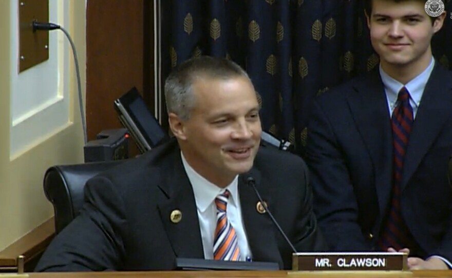Speaking about India, Rep. Curt Clawson told U.S. officials from the State and Commerce Departments, "I am familiar with your country. I love your country."