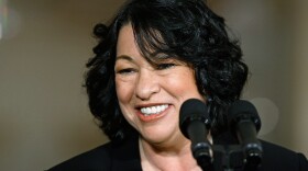 Federal Judge Sonia Sotomayor makes remarks after being named by U.S. President Barack Obama as his choice to replace retiring Justice David Souter on the Supreme Court during an announcement in the East Room of the White House May 26, 2009 in Washington, DC. 