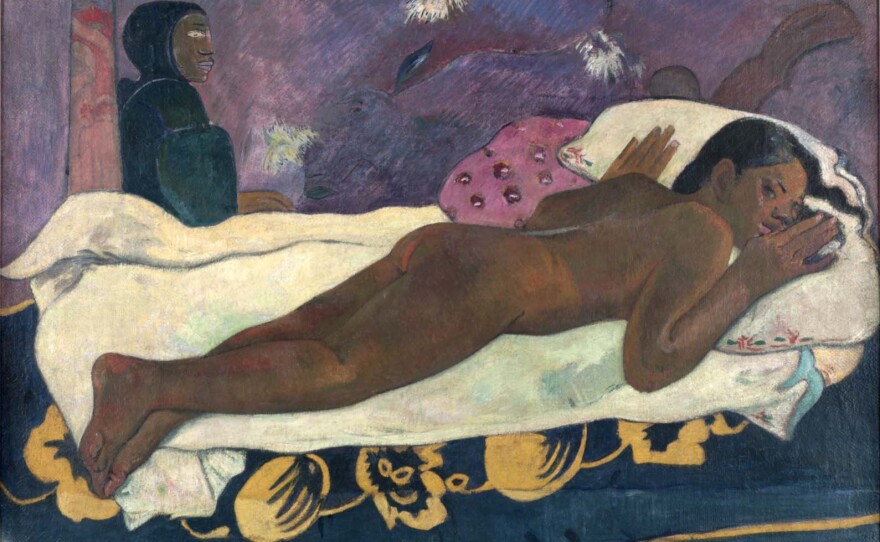 "Spirit of the Dead Watching," 1892, by Paul Gauguin was on display as part of The San Diego Museum of Art's "Gauguin to Warhol" exhibit.