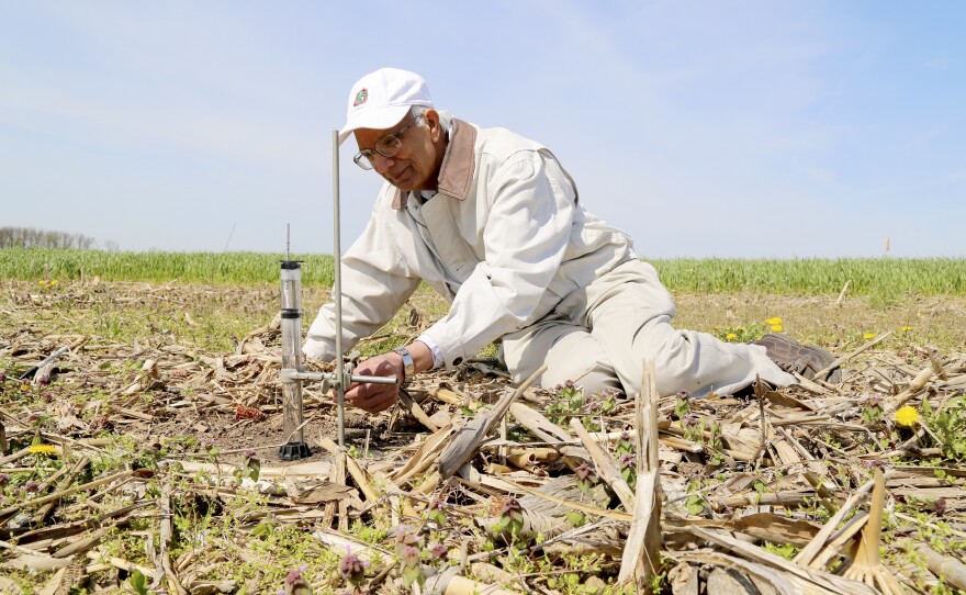 Rattan Lal, an Indian-born scientist, has devoted his career to finding ways to capture carbon from the air and store it in soil.