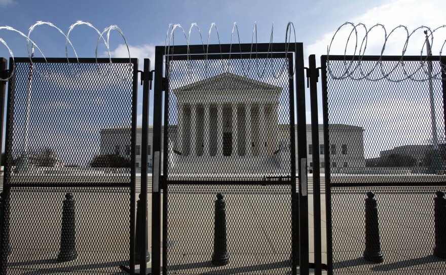 The Supreme Court heard arguments in a case involving an officer who pursued a misdemeanor suspect into his home without a warrant.