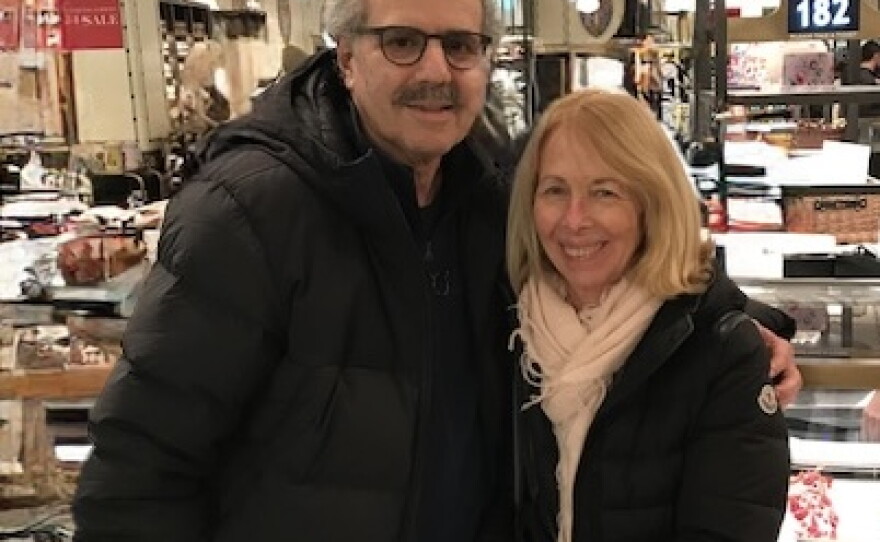Annabelle Gurwitch's mentor, Hardye Moel (right), with her husband, Donald Moel.