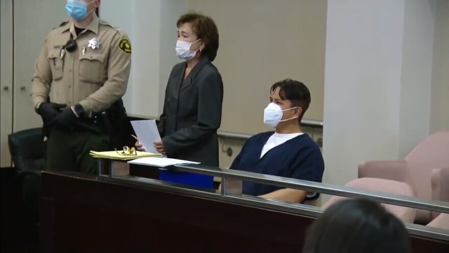 Larry Millete was arraigned on Oct. 21, 2021, on suspicion of murdering his wife Maya Millete.
