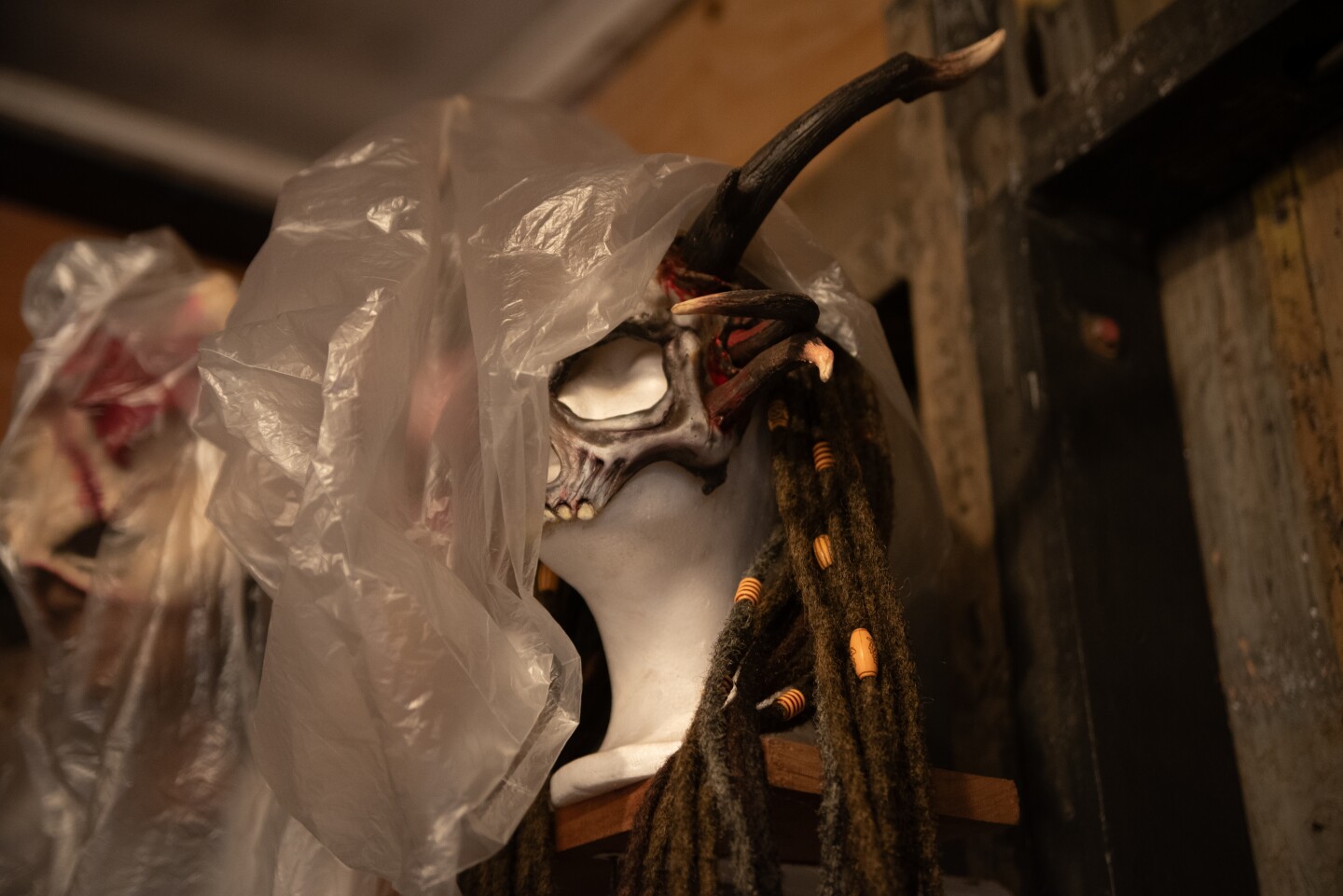 A look behind the scenes at The Haunted Trail in Balboa Park on Sept. 25, 2025.