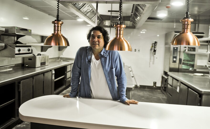 The government of Peru is partnering with culinary stars — like celebrity chef Gaston Acurio, shown here in his restaurant Astrid & Gaston in Lima in 2014 — to promote Peruvian cuisine around the world.