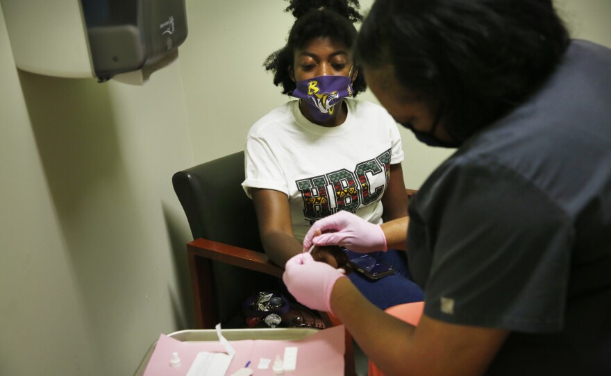 Benedict College, a private historically Black school in South Carolina, is testing a random sampling of students weekly for the coronavirus.