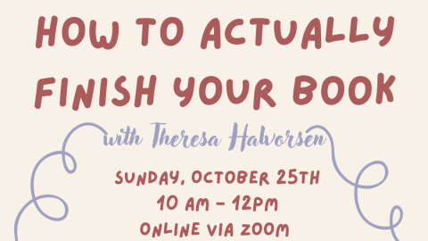 How to Actually Finish Your Book (Online)