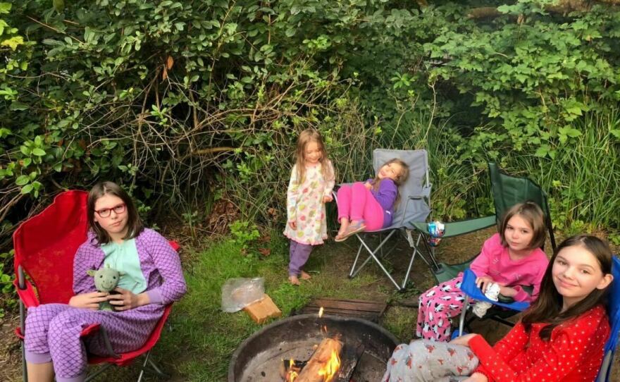 John Nygren regularly cooks for his five children, pictured in 2018.