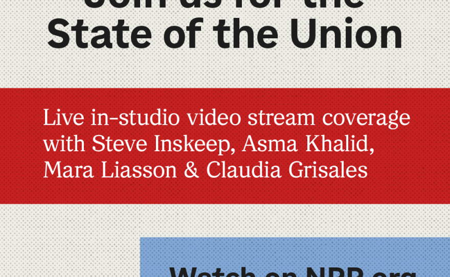 NPR will be hosting live in-studio video stream coverage of the State of the Union on NPR.org on March 7 starting at 9pm ET.