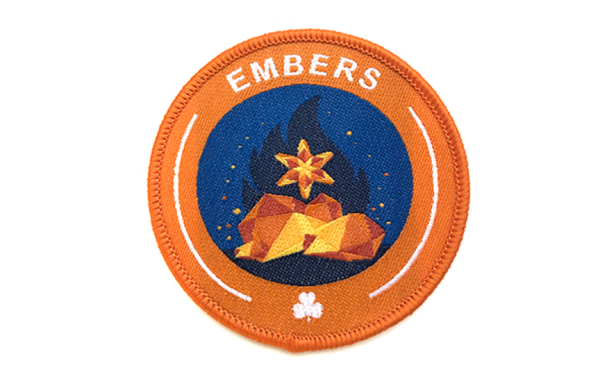 The Brownies branch of the Girl Guides of Canada will now be known as Embers, which will use this crest, pictured Jan. 9.