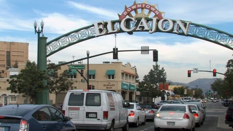 The El Cajon sign, Nov. 15, 2016.