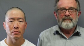 Wayne Lo (left) is serving two life sentences at a Massachusetts prison for killing two people, including Greg Gibson's (right) son, Galen.