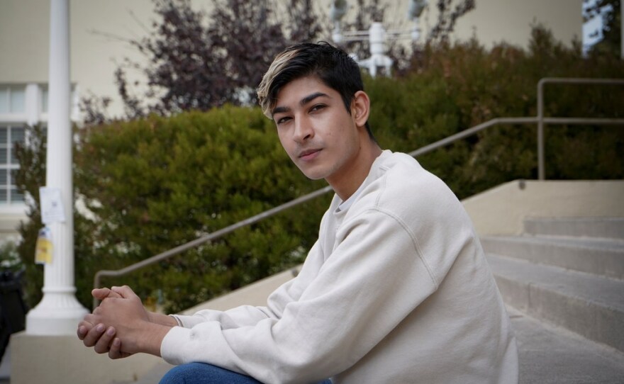 Film production and computer science student Jeevan Acharya at Chapman University in an undated photo.