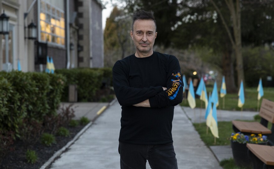 Taras Lewyckyj, artistic director of the Voloshky Ukrainian dance ensemble.