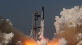 SpaceX's mega-rocket Starship makes a test flight from Starbase, Texas, on May 22.