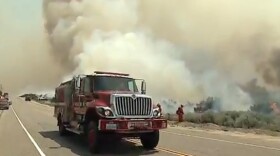 Nearly 1,500 firefighters were battling the Vallecito Complex Fires from the ground and the air, August 15, 2012.