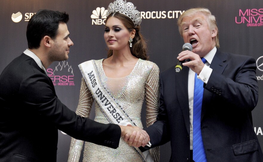 Trump would stay on good terms with the Agalarov family after the pageant, appearing in a <a href="https://www.youtube.com/watch?v=iuZUNjFsgS8">music video</a> with Emin and sending him a videotaped greeting on his 35th birthday.