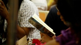 Woman reading a book. Narrated by Meryl Streep, the documentary "Out Of Print" illuminates how the digital revolution is changing everything about the printed word – and changing us.
