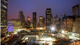 The World Trade Center construction site is shown Friday in New York.