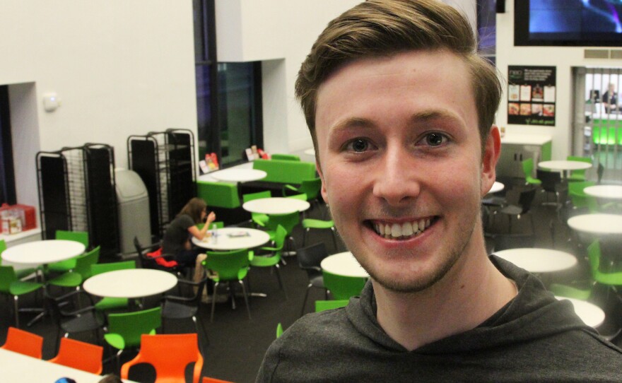 Bailey Baker is a law student at the local university. He warned his father, Derek, against voting to leave the European Union for fear his dad could lose his job with an auto parts maker because of post-Brexit tariffs.