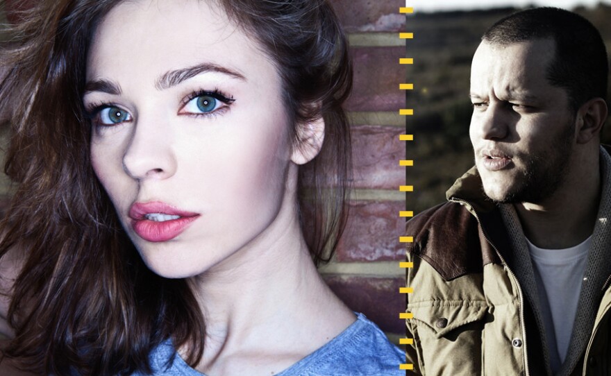 Russian producer Nina Kraviz and Parisian remixer Amine Edge