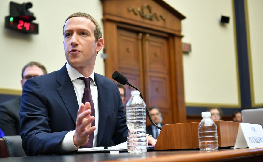 Facebook's Mark Zuckerberg testifies before a House committee on Wednesday. Two days later, the social media giant announced it is launching a section of its site specifically dedicated to news.