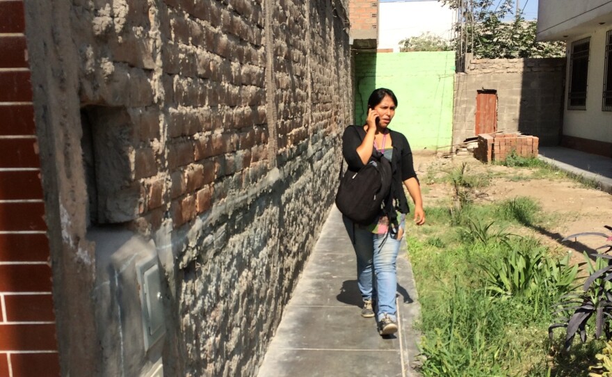 Partners in Health sends nurse Diana Carolina to check in on TB patients and administer treatment.