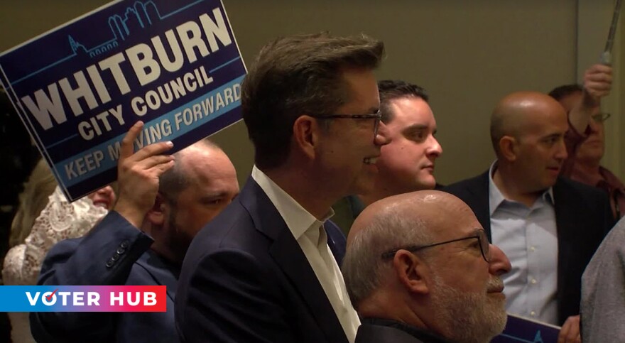 Incumbent City Councilmember Stephen Whitburn at the San Diego Democratic Party's festivities. Westin San Diego Gaslamp Quarter in San Diego, Calif. March 5, 2024.