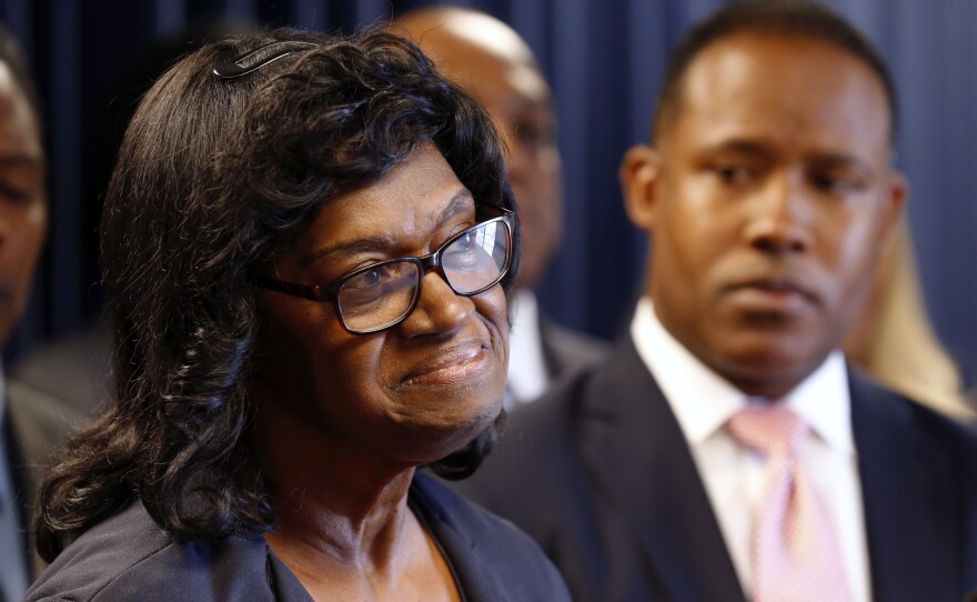 Sherrel Johnson, mother of 17-year-old James Brissette, who was killed by New Orleans police officers on the Danziger Bridge six days after Hurricane Katrina.