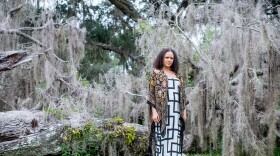 Jesmyn Ward poses for a portrait near DeLisle Bayou in DeLisle, Miss. Ward, 40, has chosen to return to DeLisle and raise her children there, despite her profound ambivalence about what the town represents.