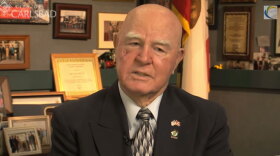 Former Carlsbad Mayor Bud Lewis in a screenshot from a City of Carlsbad video, Nov. 18, 2010.