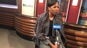 Cheryl James-Ward, who has now been fired as Superintendent of the San Dieguito Union High School District, is shown in this photo, on April 25, 2022.