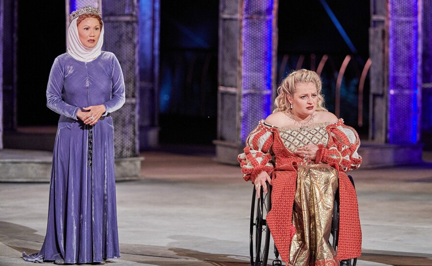 Monique Holt and Ali Stroker in GREAT PERFORMANCES "Richard III."