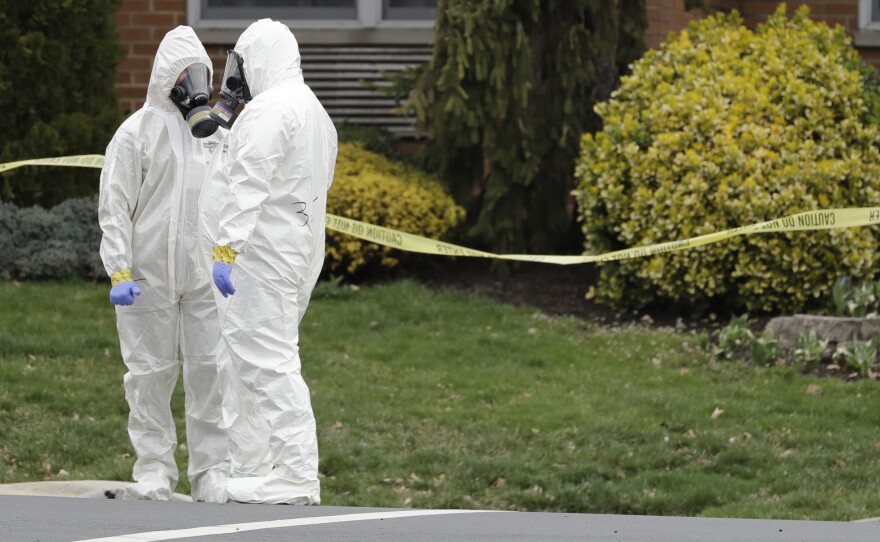 For the 78 residents of St. Joe's, the arrival of emergency workers in hazmat suits felt like an alien abduction. It took all day to load the older adults onto a caravan of buses and take them to another facility.